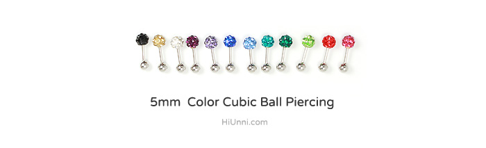 316L_ear_studs_piercing_Cartilage_tragus_korean_asian_style_cubicball_barbell_disco_Ferido_gem_5mm