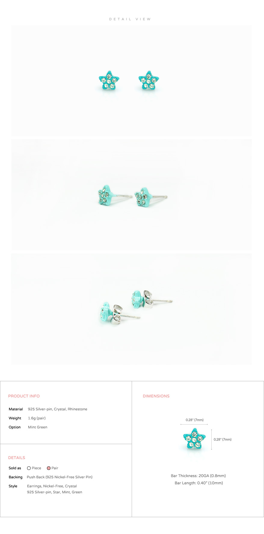 accessories_ear_stud_earrings_korean_asian-style_Crystal_Rhinestone_925-silver_Nickel-Free_mint_star_3