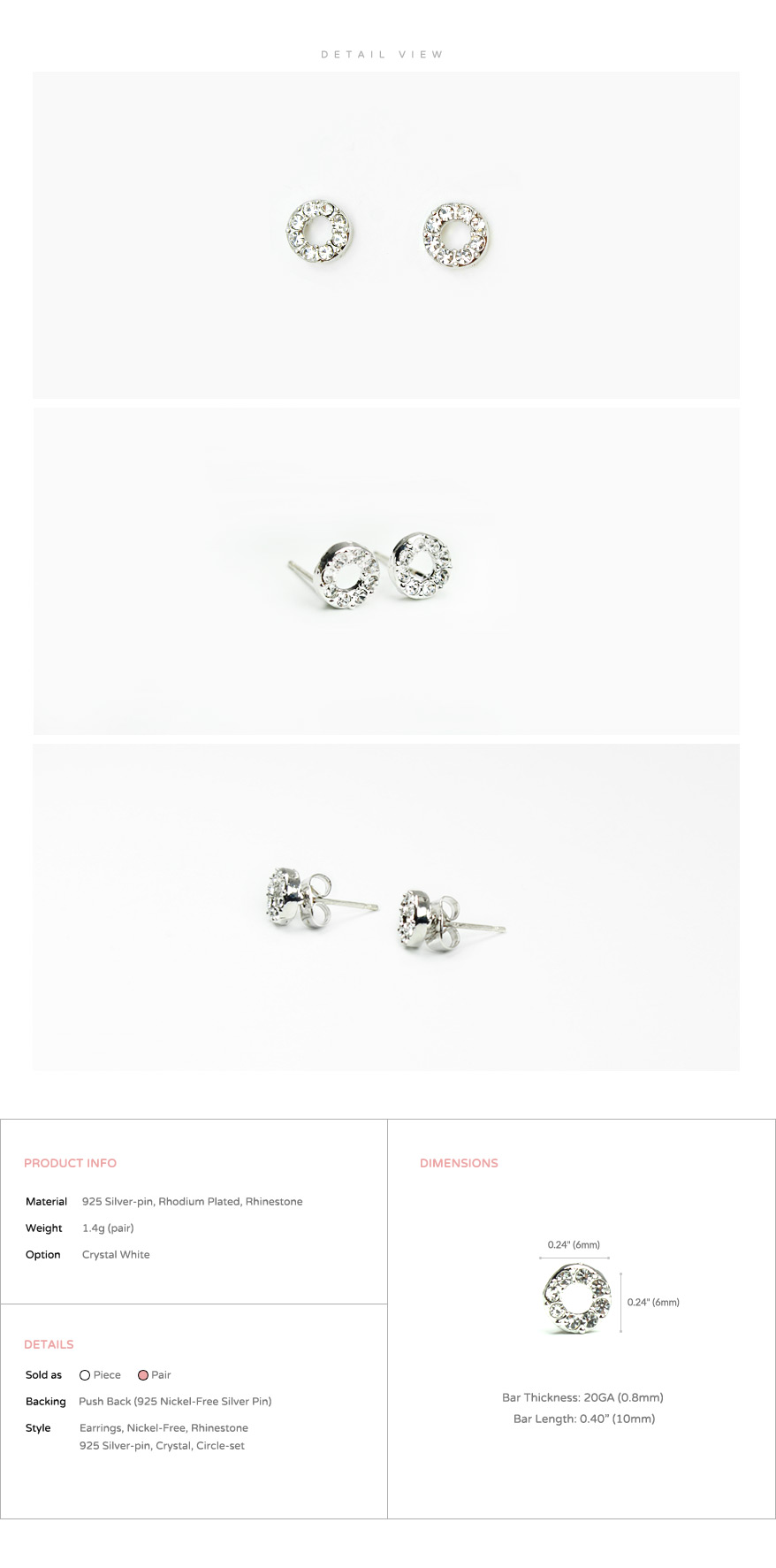 accessories_ear_stud_earrings_korean_asian-style_Crystal_Rhinestone_925-silver_Rhodium-Plated_Nickel-Free_Circle-set_1