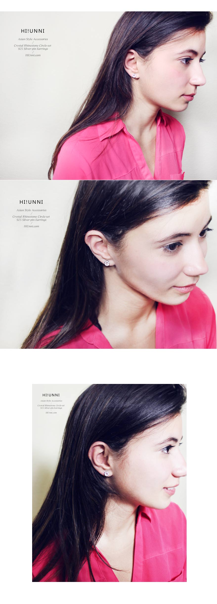 accessories_ear_stud_earrings_korean_asian-style_Crystal_Rhinestone_925-silver_Rhodium-Plated_Nickel-Free_Circle-set_2