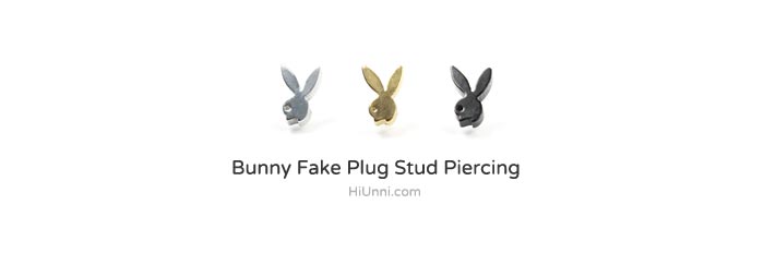accessories_Korean-style_asian-style_piercing_316l_ear_cartilage_piercing_earrings_16g_ear-studs_cheater_fake_plug_bunny_character_playboy_3