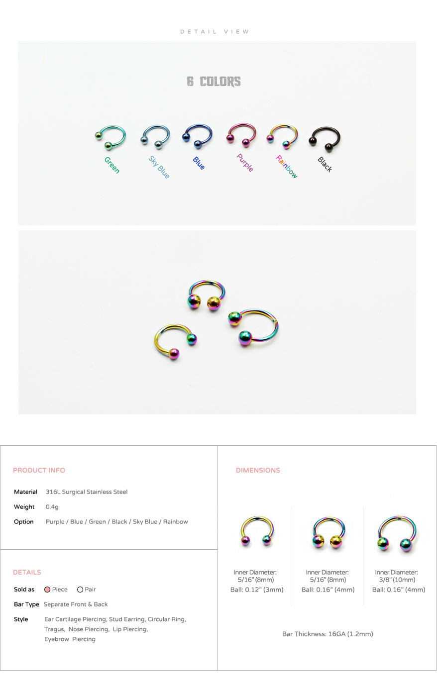 ear_studs_piercing_cartilage_earrings_16g_316l_surgical_stainless_steel_korean_asian_style_jewelry_horseshoe_circular_barbell_titanium_4