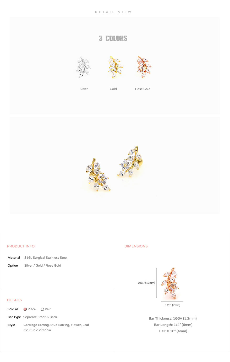 ear_studs_piercing_cartilage_earrings_16g_316l_surgical_stainless_steel_korean_asian_style_jewelry_barbell_rose_gold_helix_conch_labret_leaf_06